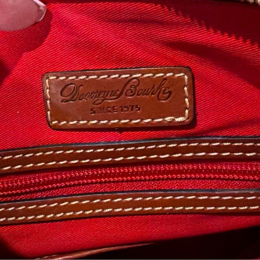 Dooney & Bourke Olive Green Pebble Grain Leather Crossbody Bag - Picture 10 of 13